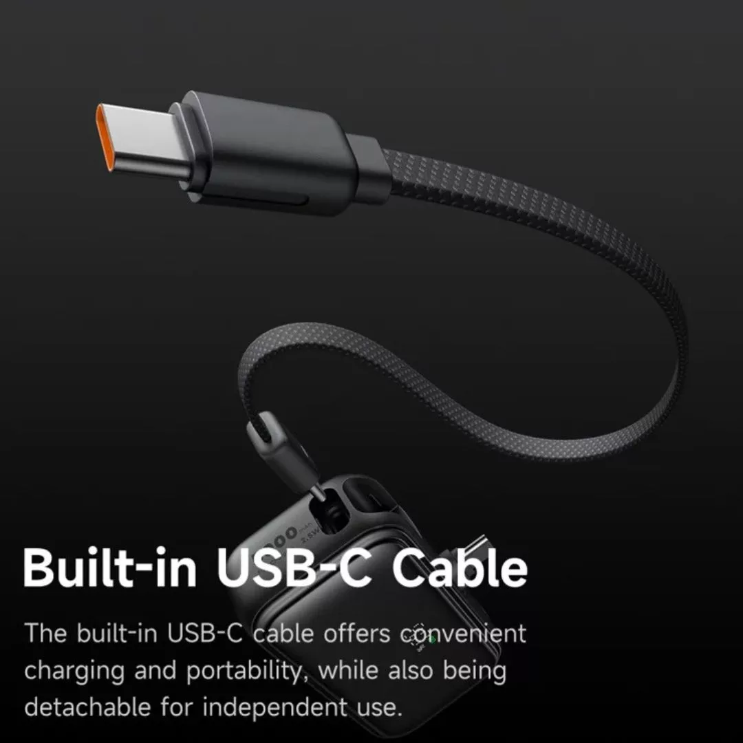 پاوربانک مک دودو مدل MC-7800 ظرفیت 5000 میلیآمپر ساعت به همراه کابل تبدیل USB-C