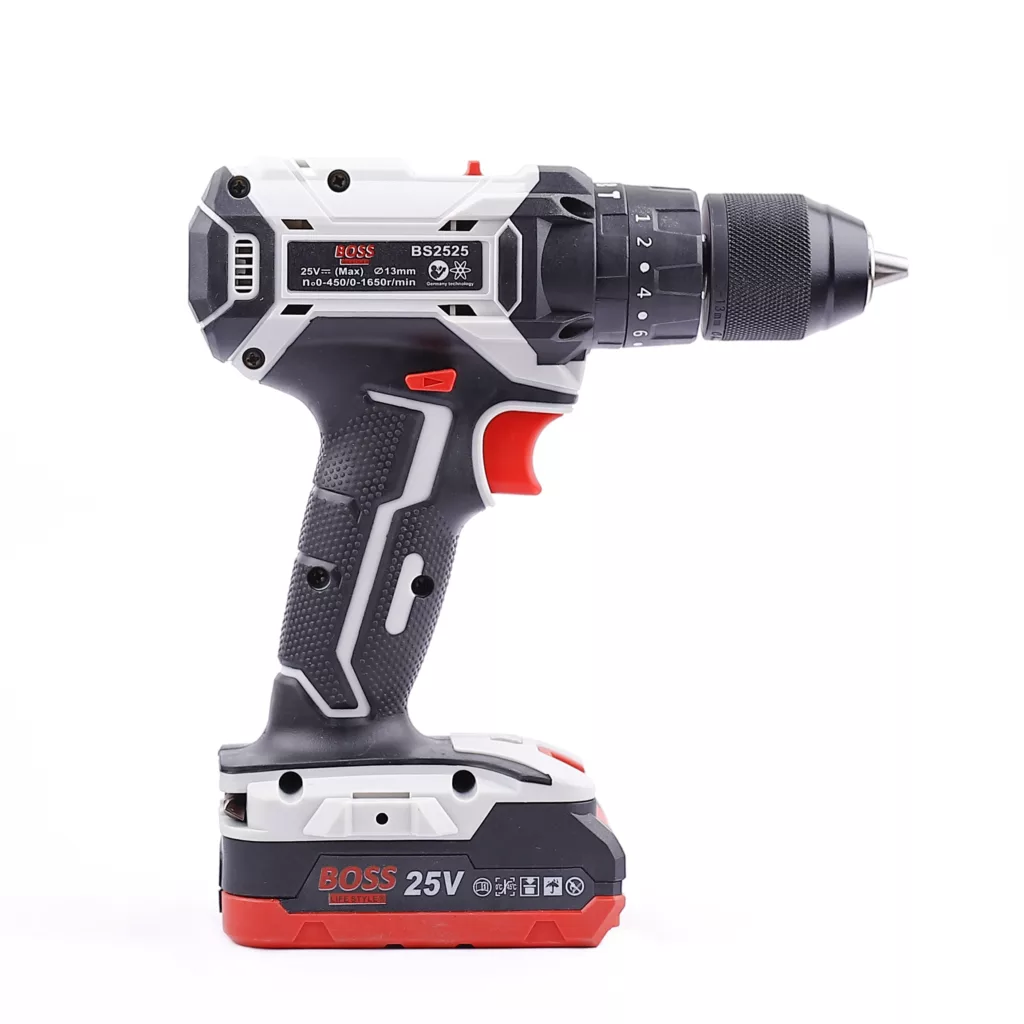 مجموعه 33 عددی دریل پیچ گوشتی شارژی چکشی باس مدل LIFE_STYLE