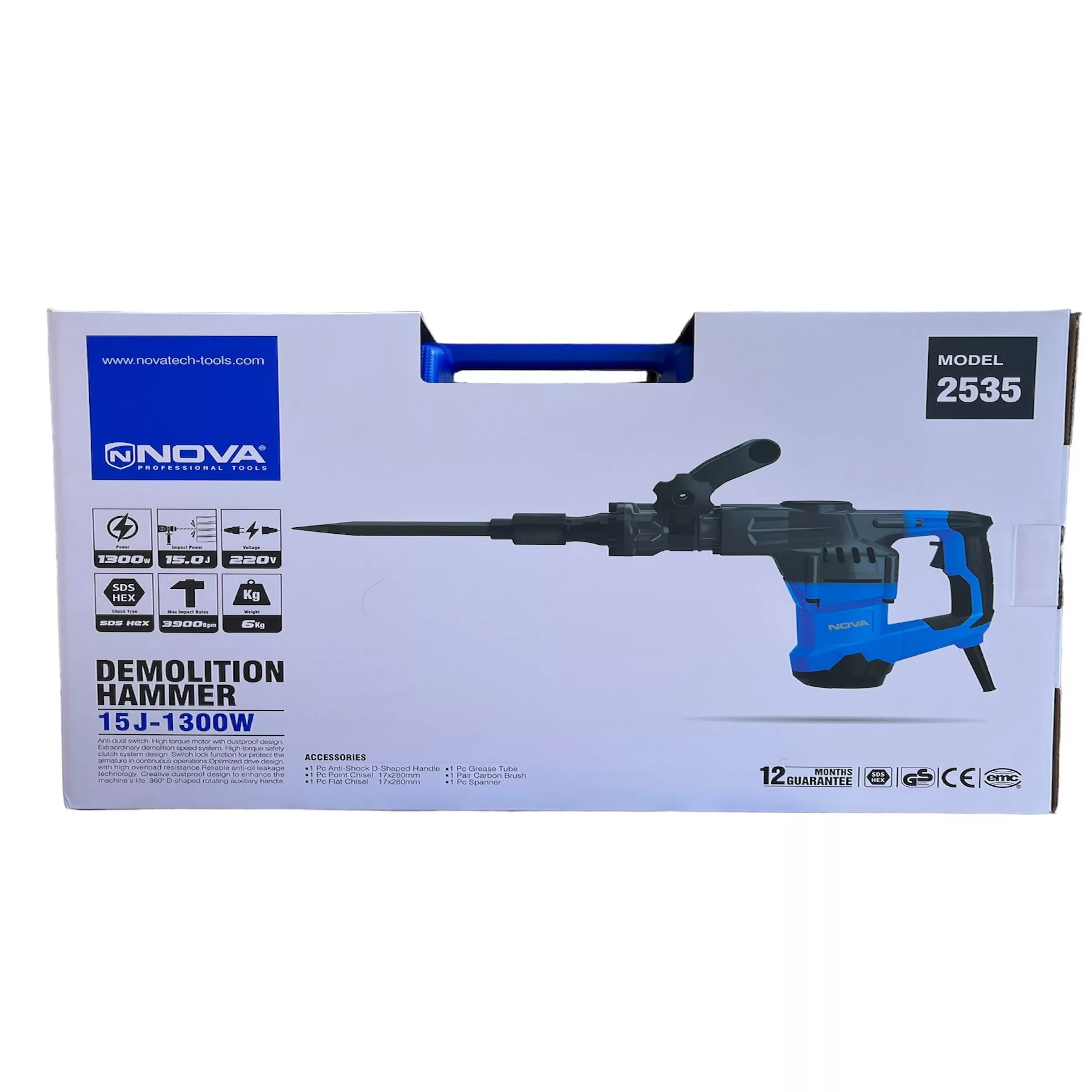 چکش تخریب نووا مدل 2535