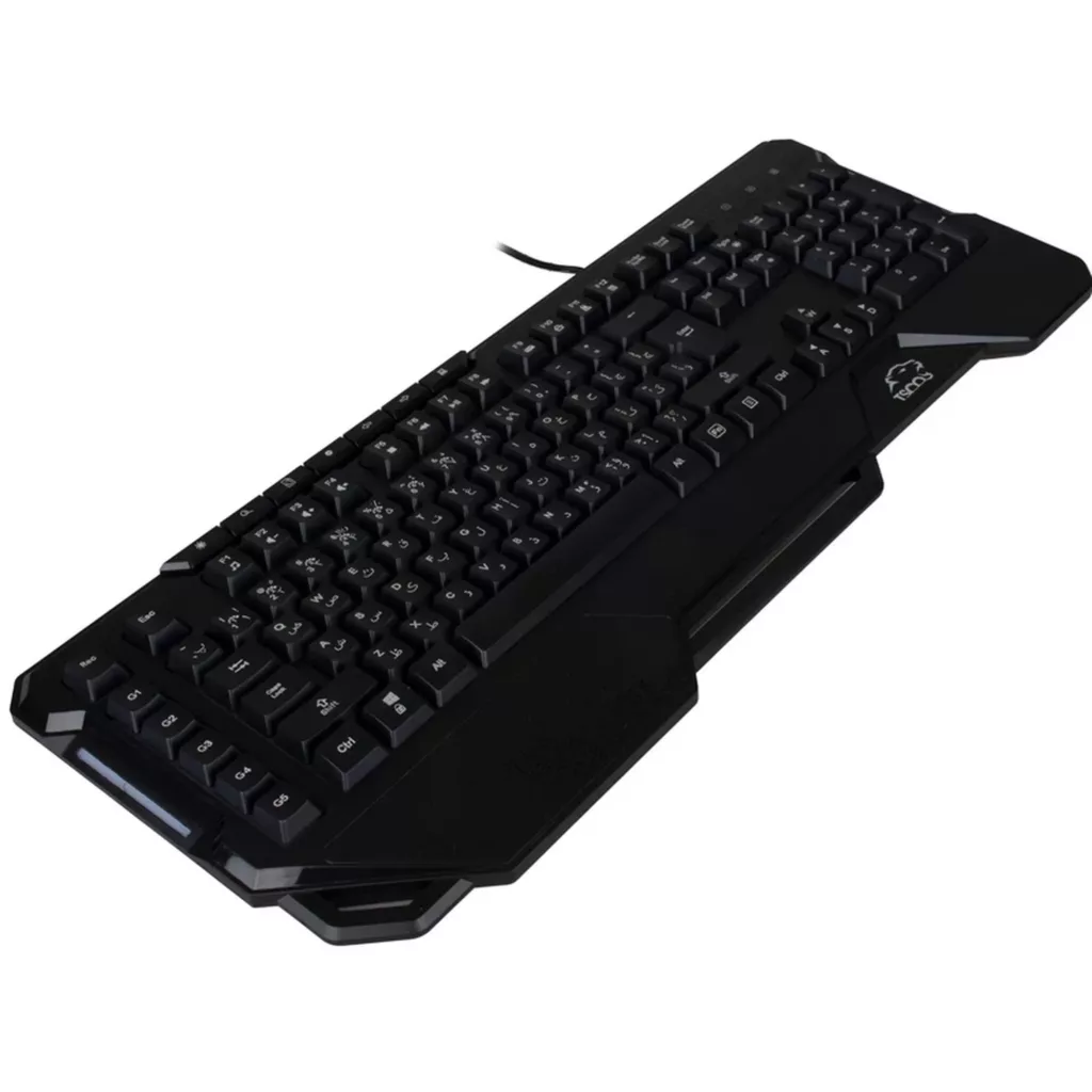 کیبورد گیمینگ تسکو مدل GK 8126، سوییچ ممبران، Full-Size، نورپردازی RGB