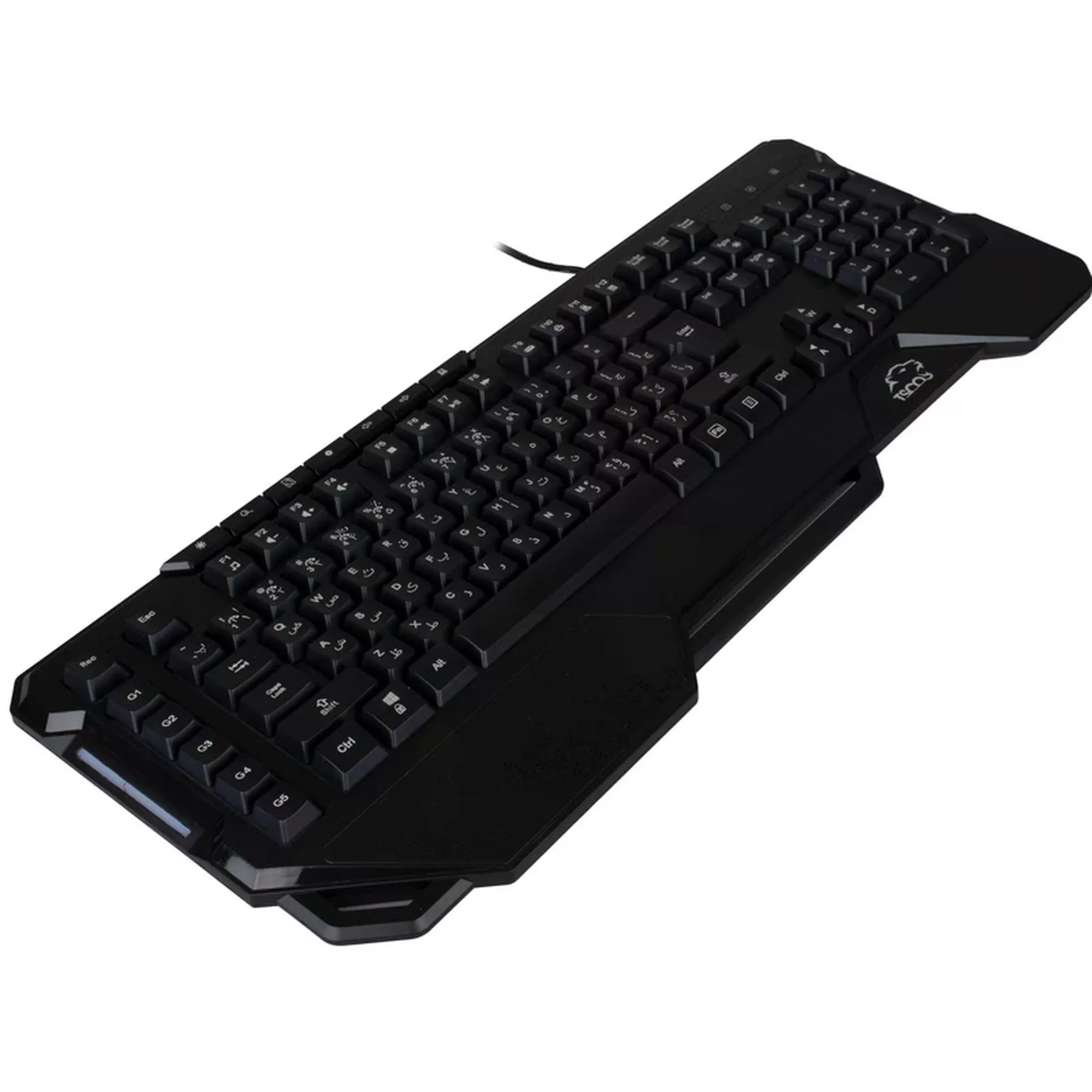 کیبورد گیمینگ تسکو مدل GK 8126، سوییچ ممبران، Full-Size، نورپردازی RGB