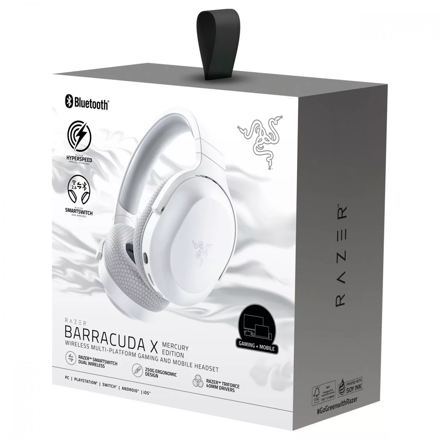 هدفون مخصوص بازی بی سیم ریزر مدل Barracuda X 2022 Mercury Edition