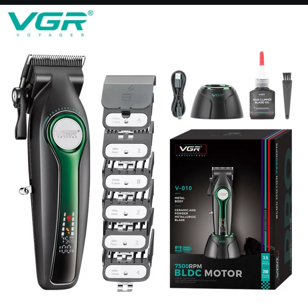 ماشین اصلاح موی سر و صورت وی جی ار مدل v-010