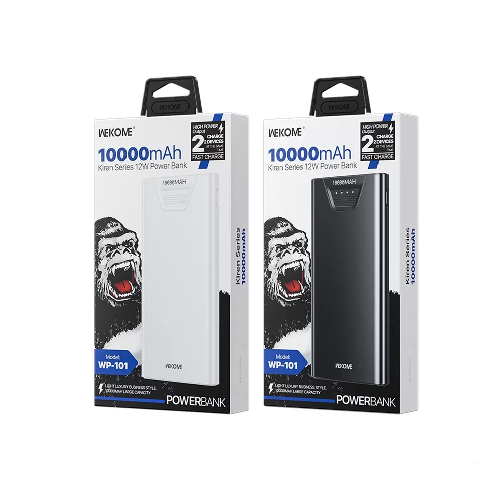 پاوربانک ویکام مدل WP-101-12W ظرفیت 10000 میلی آمپر ساعت