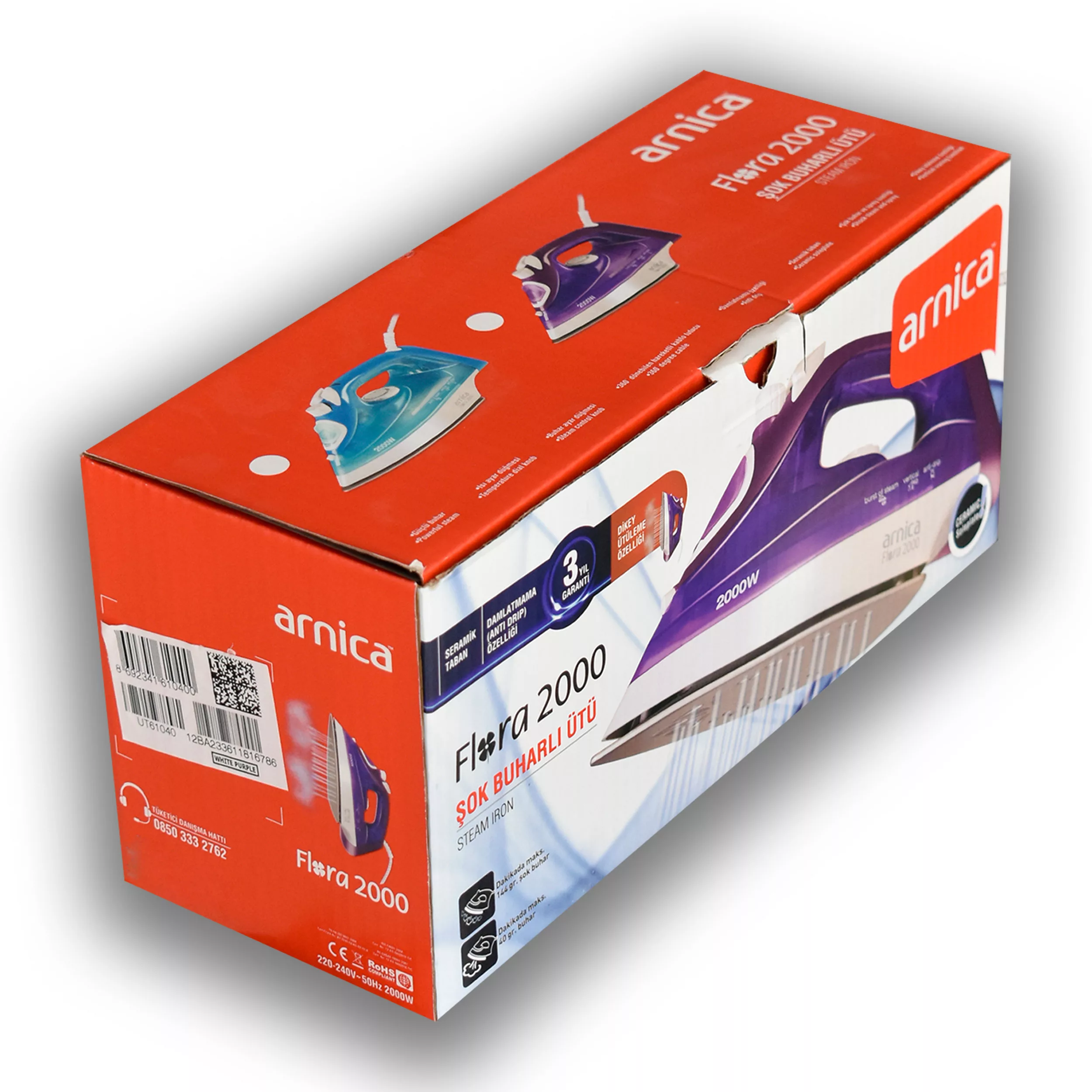 اتو بخار آرنیکا مدل Flora