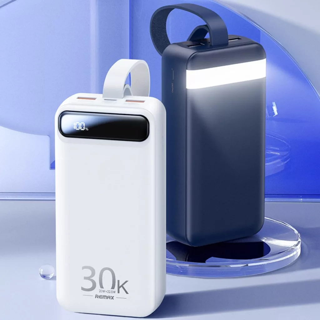 پاوربانک ریمکس 30000 میلی آمپر ساعت مدل RPP-522