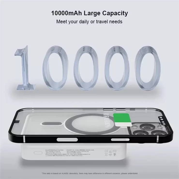 پاور بانک ژاند مدل XDCH-034 ظرفیت 10000 میلی آمپر ساعت