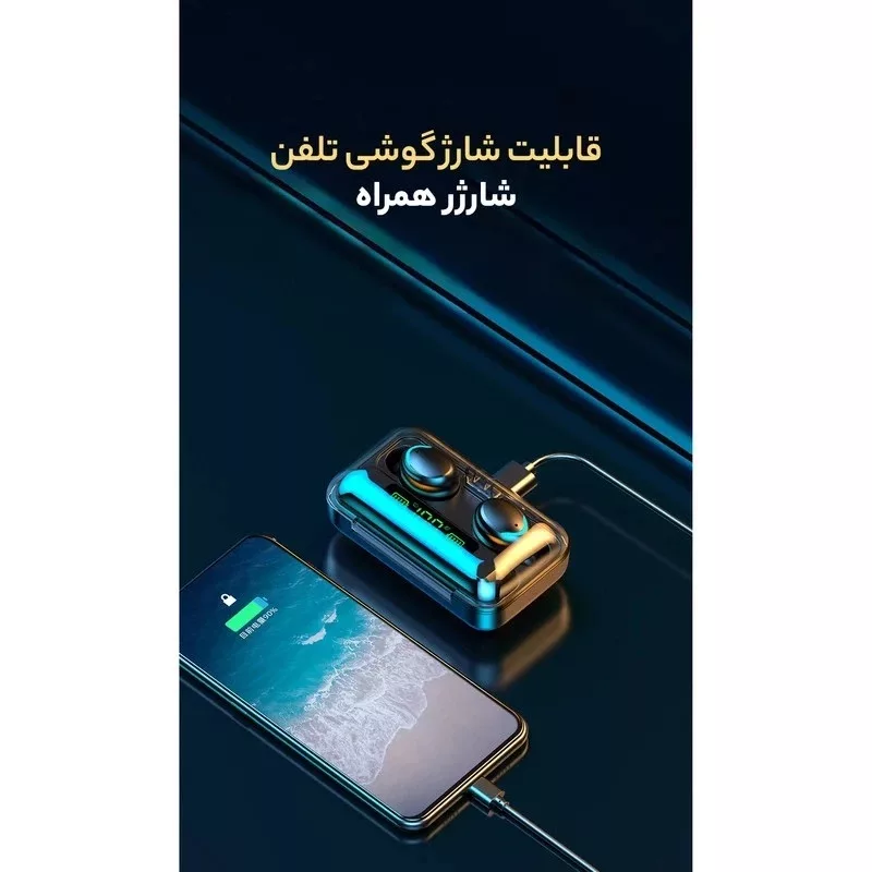 هدفون بلوتوثی مدل F10 PLUS NEW TYPE