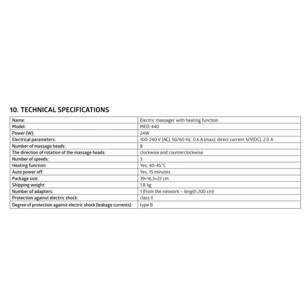 ماساژور برقی بی ول مدل MED 440