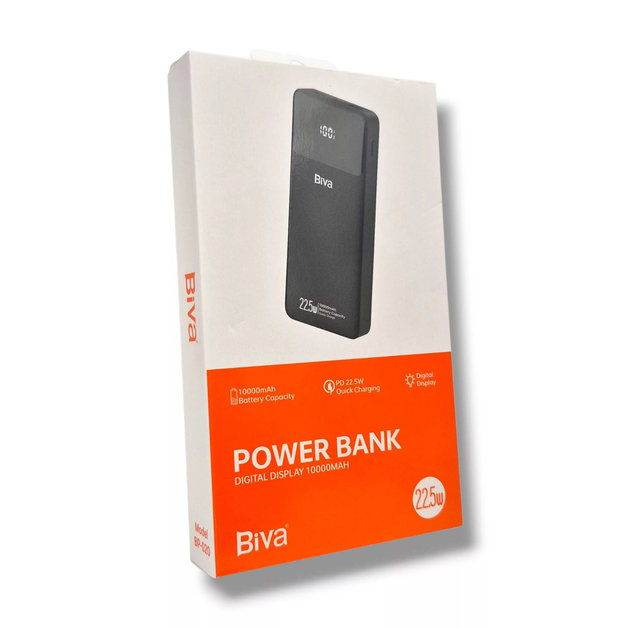 پاور بانک بیوا مدل BP-020 ظرفیت ۱۰۰۰۰ میلی آمپر ساعت