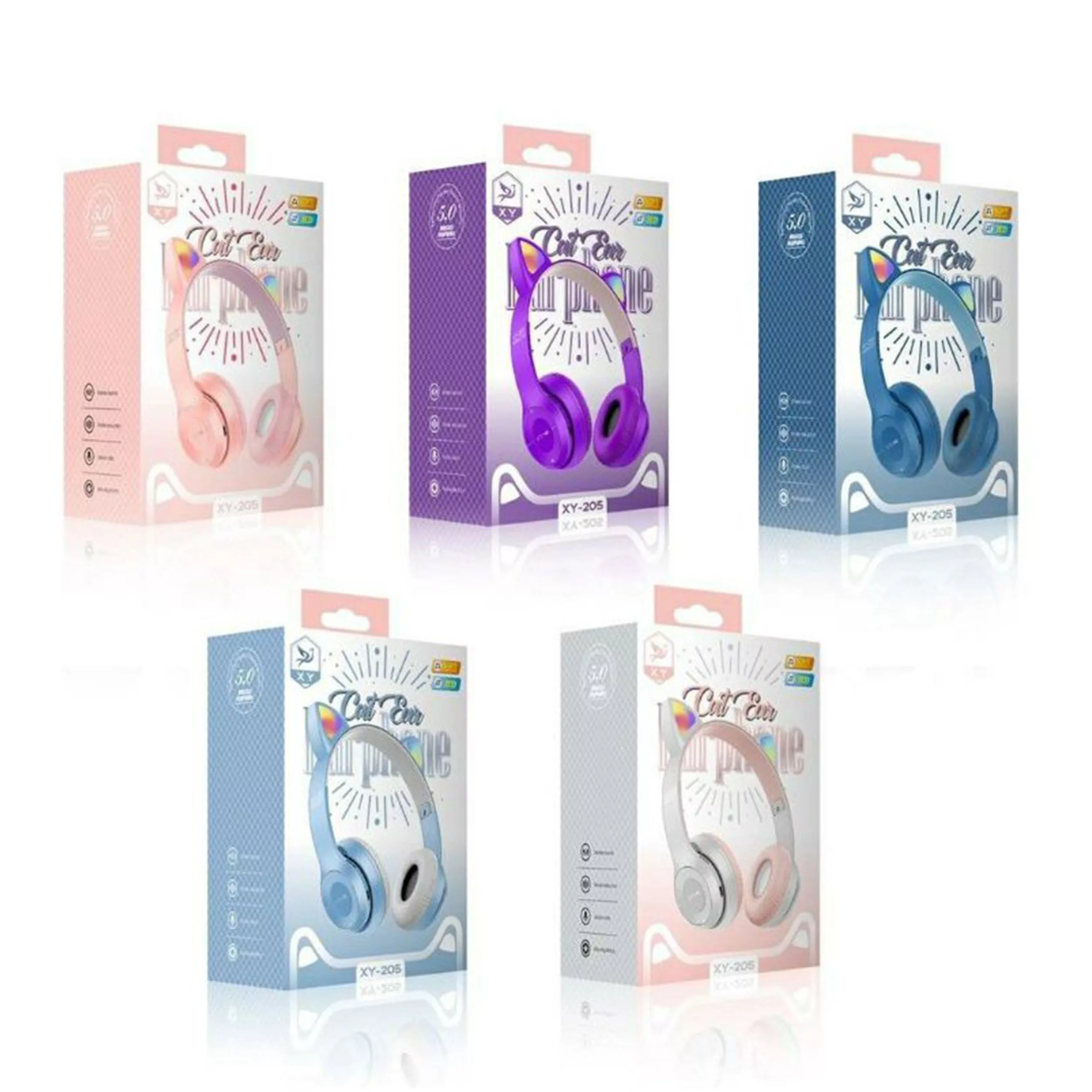 هدفون بلوتوثی مدل Cat-Ear XY-205