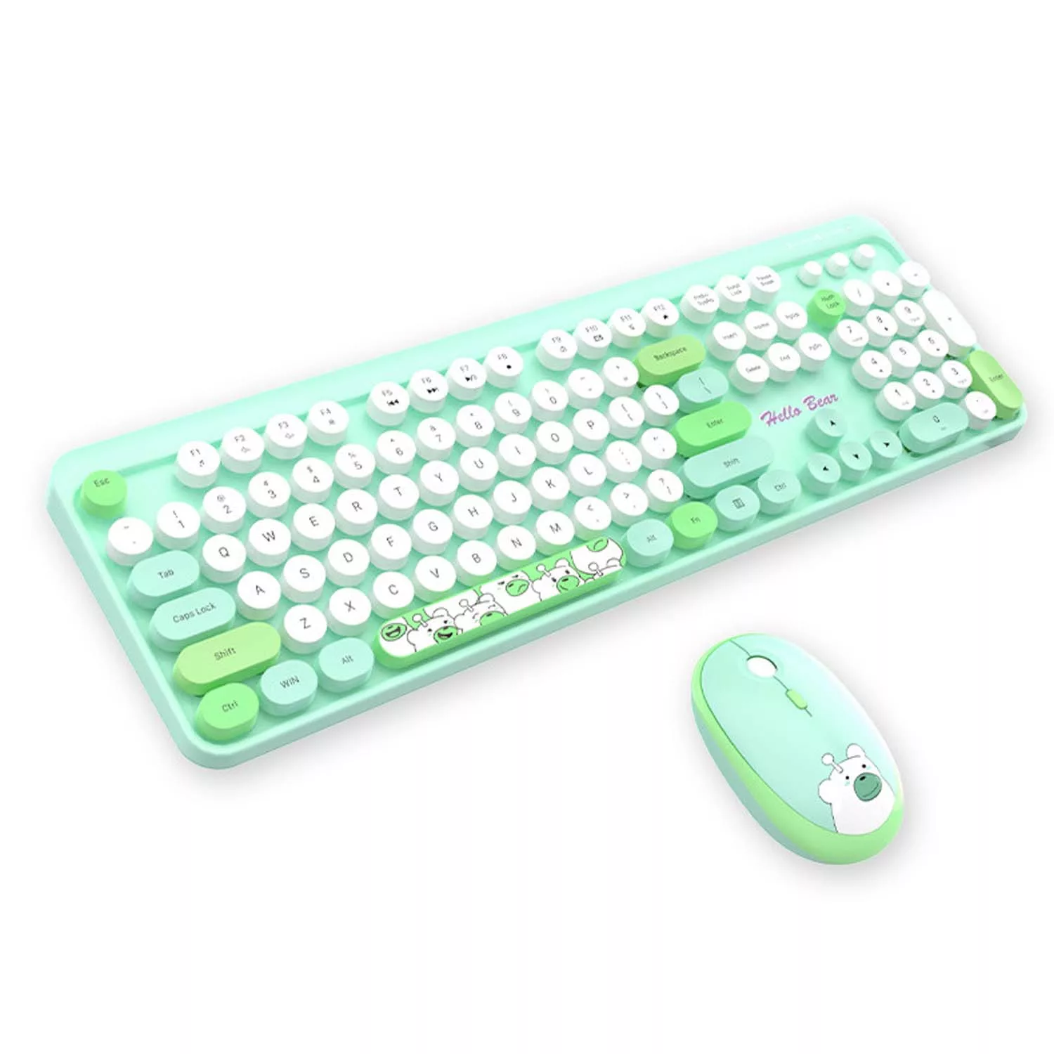 کیبورد و ماوس بی سیم گیزر مدل Hello Bear