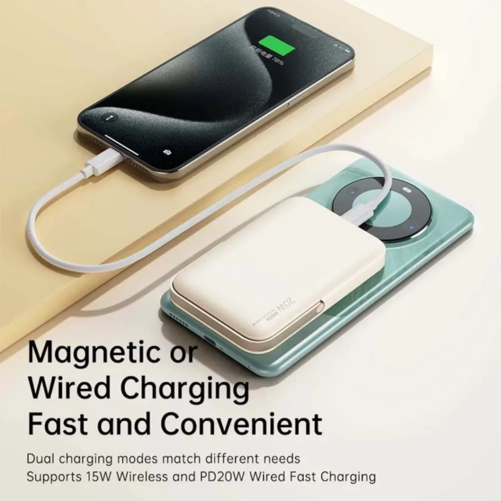 پاوربانک راک مدل P20SE ظرفیت 10000 میلی آمپر ساعت