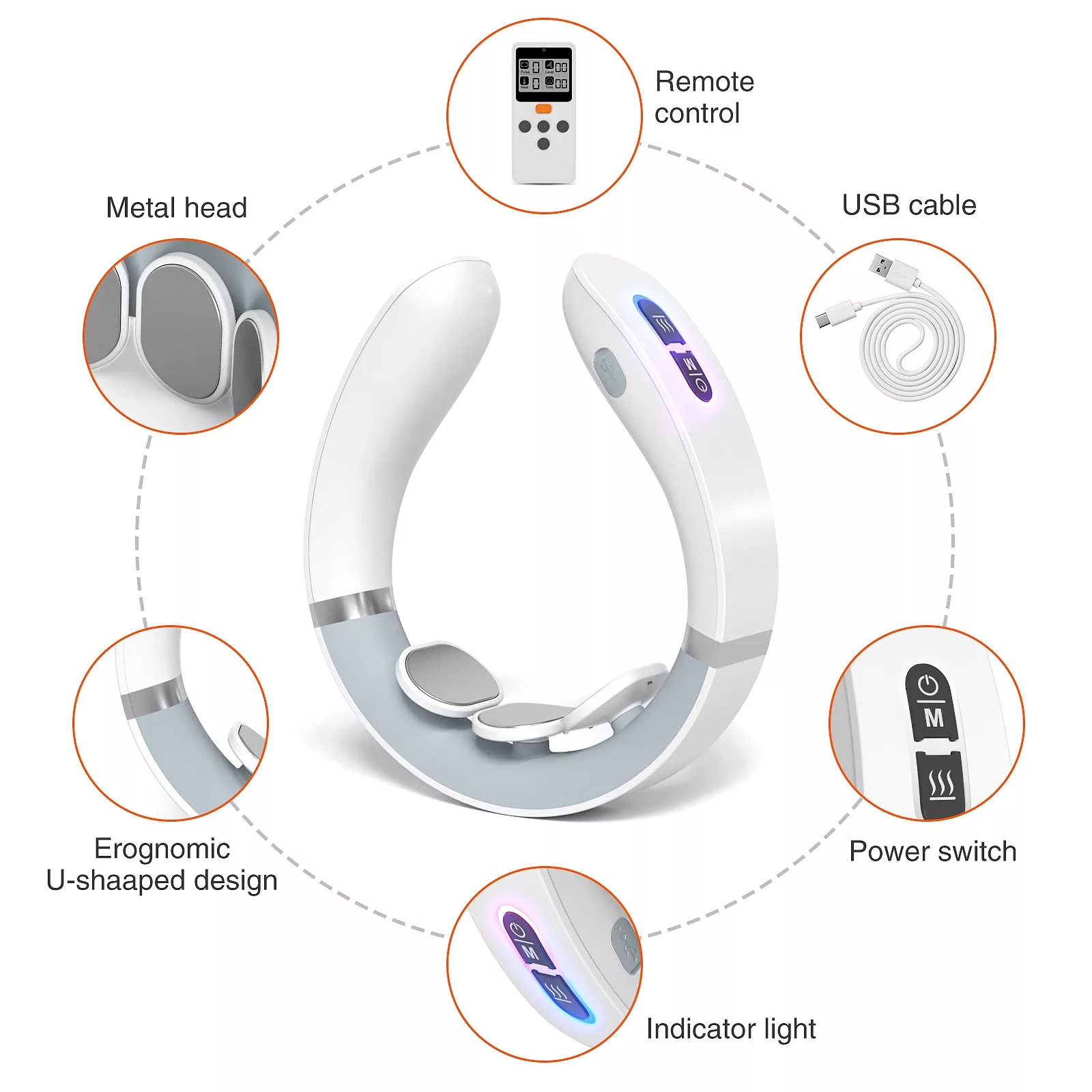 ماساژور برقی گردن مدل AST-905H