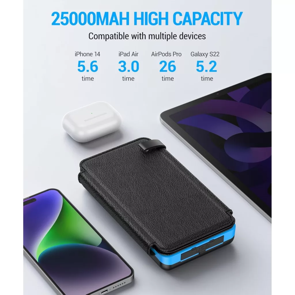 پاوربانک گودا مدل PN-D4004 ظرفیت 25000 میلی آمپر ساعت