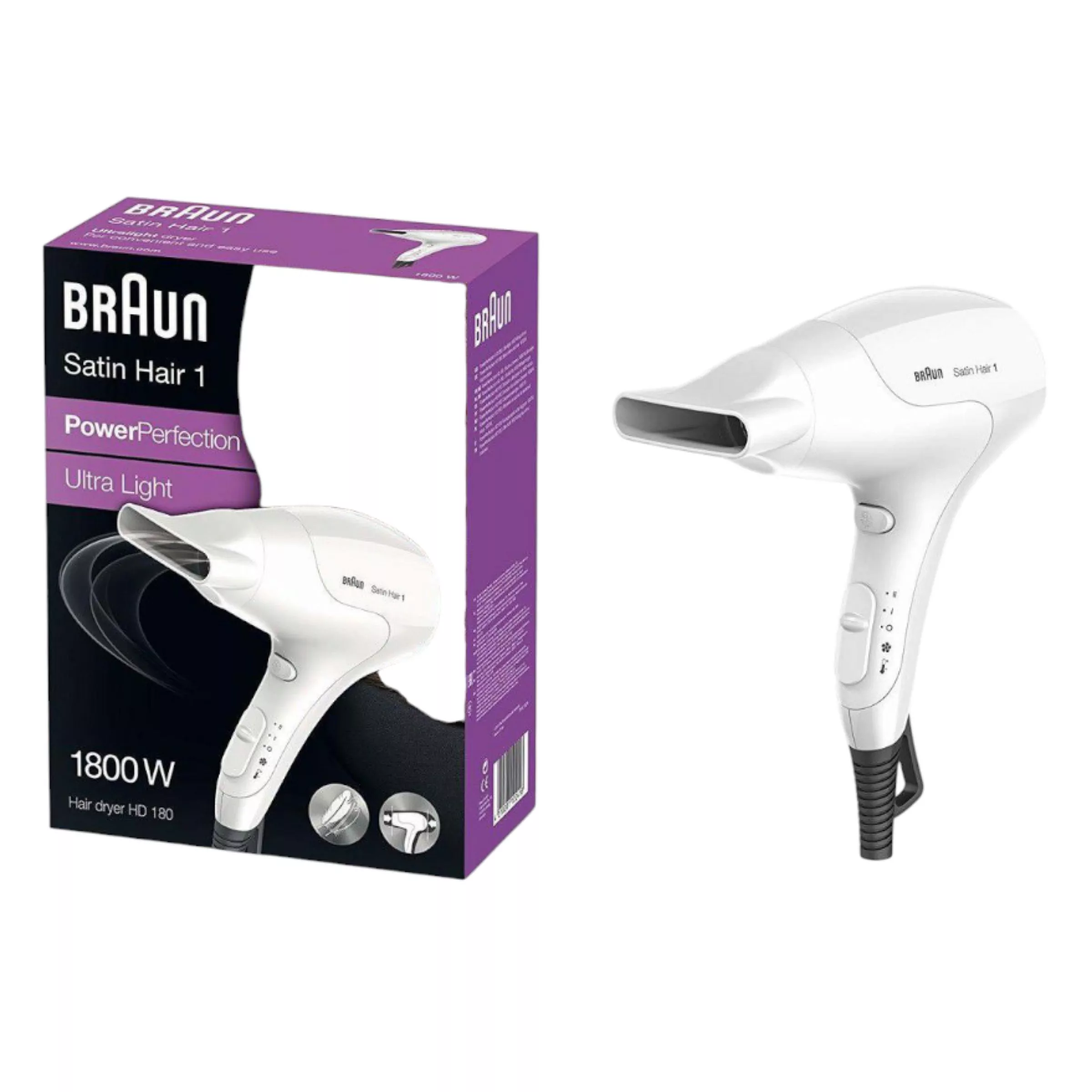 سشوار مسافرتی براون مدل HD180