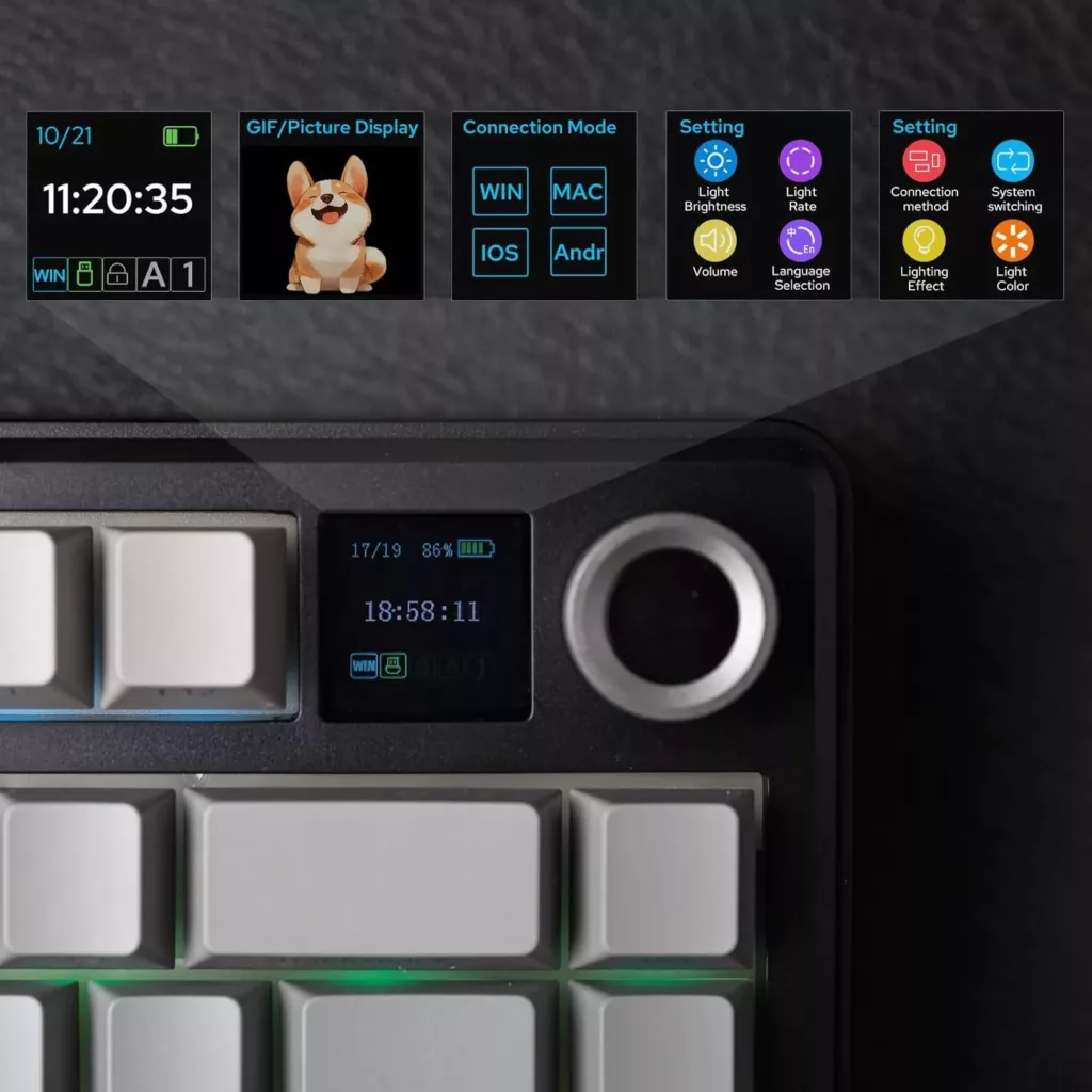 کیبورد مخصوص بازی آئولا مدل F75 Max