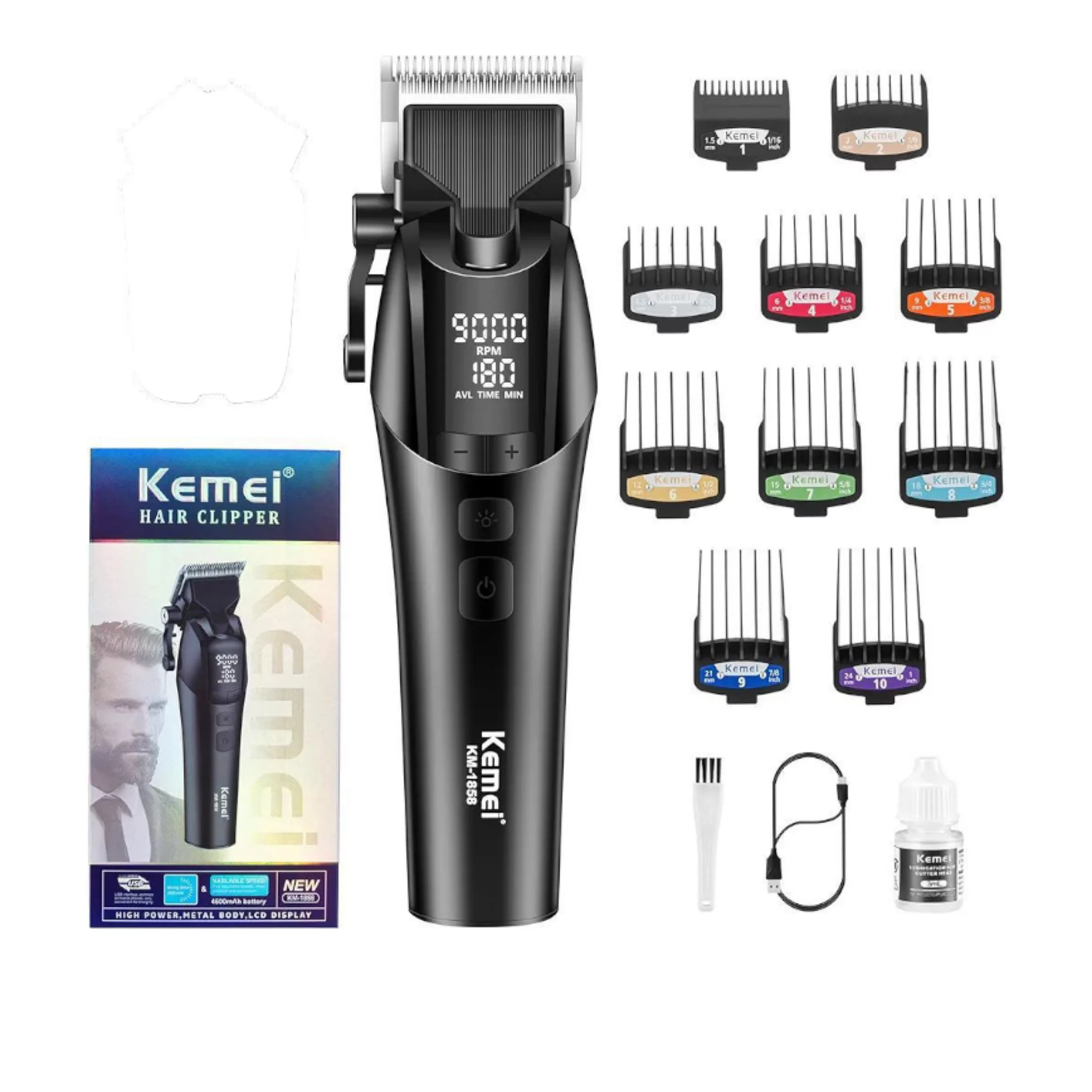 ماشین اصلاح موی سر شارژی کیمی مدل 1858