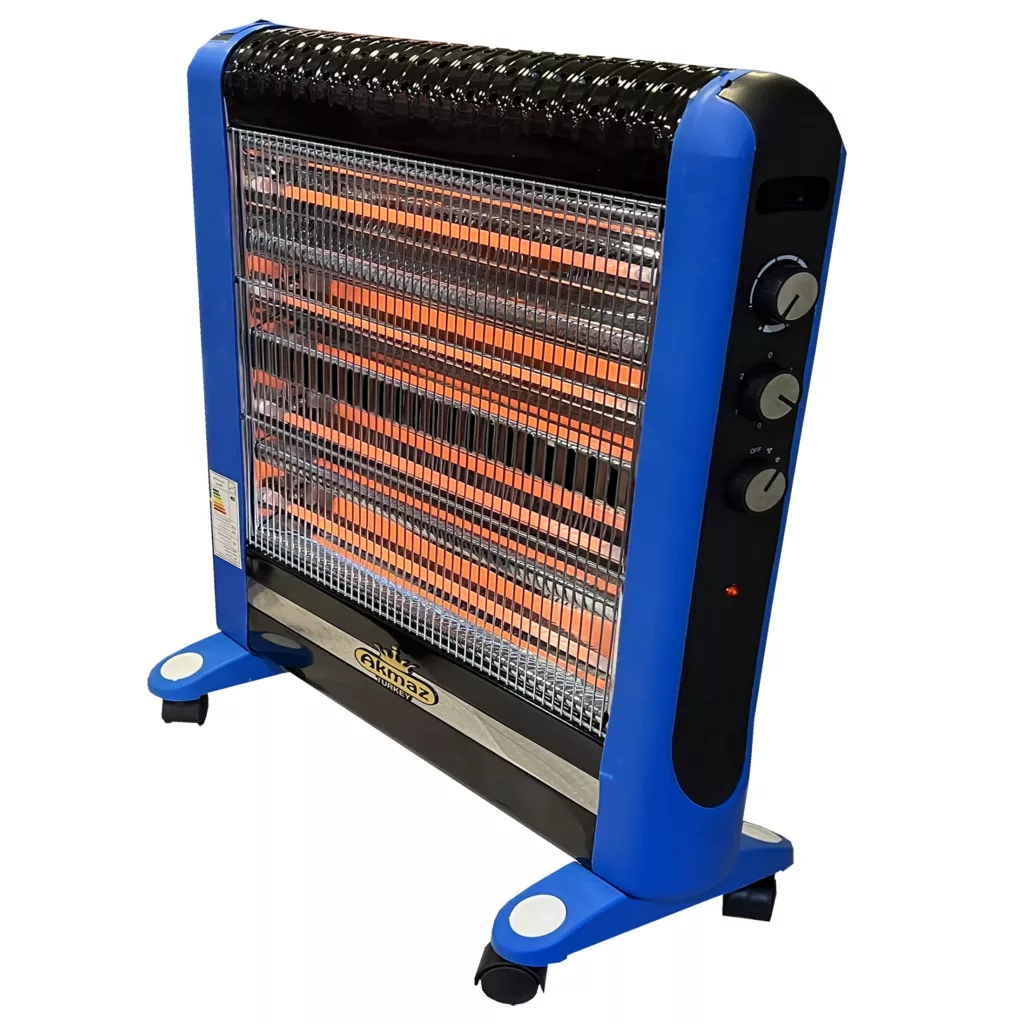 بخاری برقی آکماز مدل فن دار بخارساز