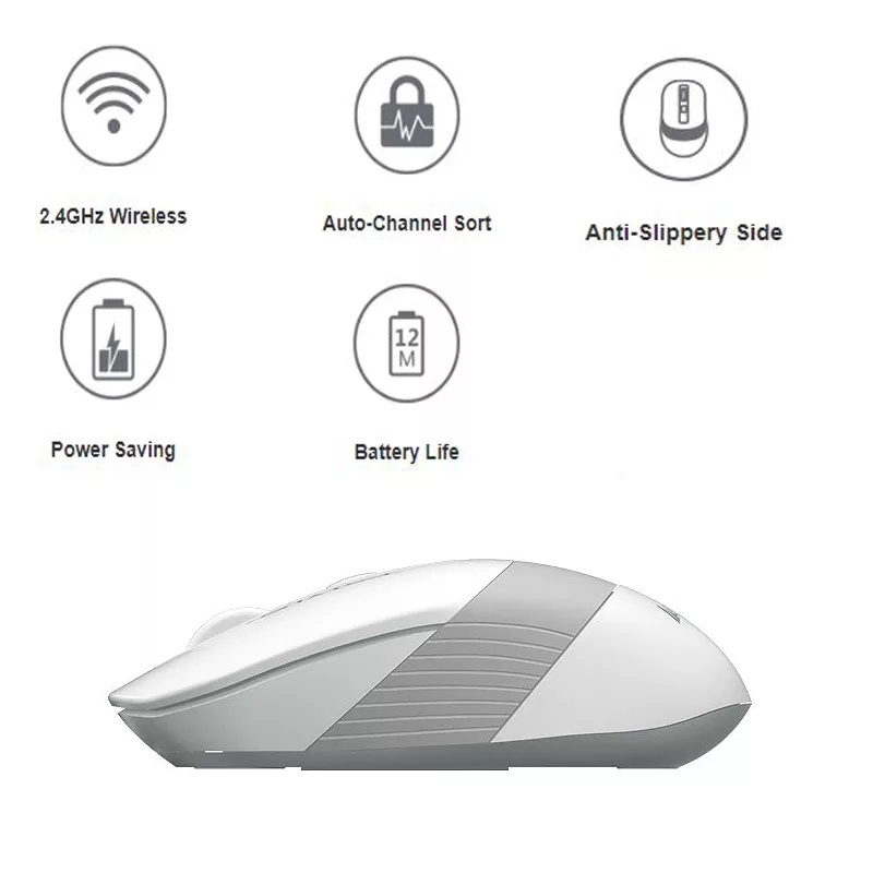 ماوس بی سیم ای فورتک مدل F_G_1O_VTRACK