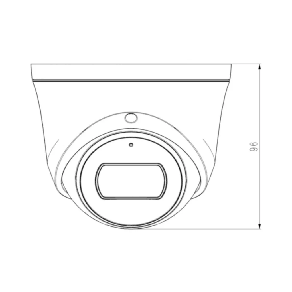 دوربین مداربسته تحت شبکه تیاندی مدل TC-C35XS Spec: I3/E/Y/2.8mm/V4.0