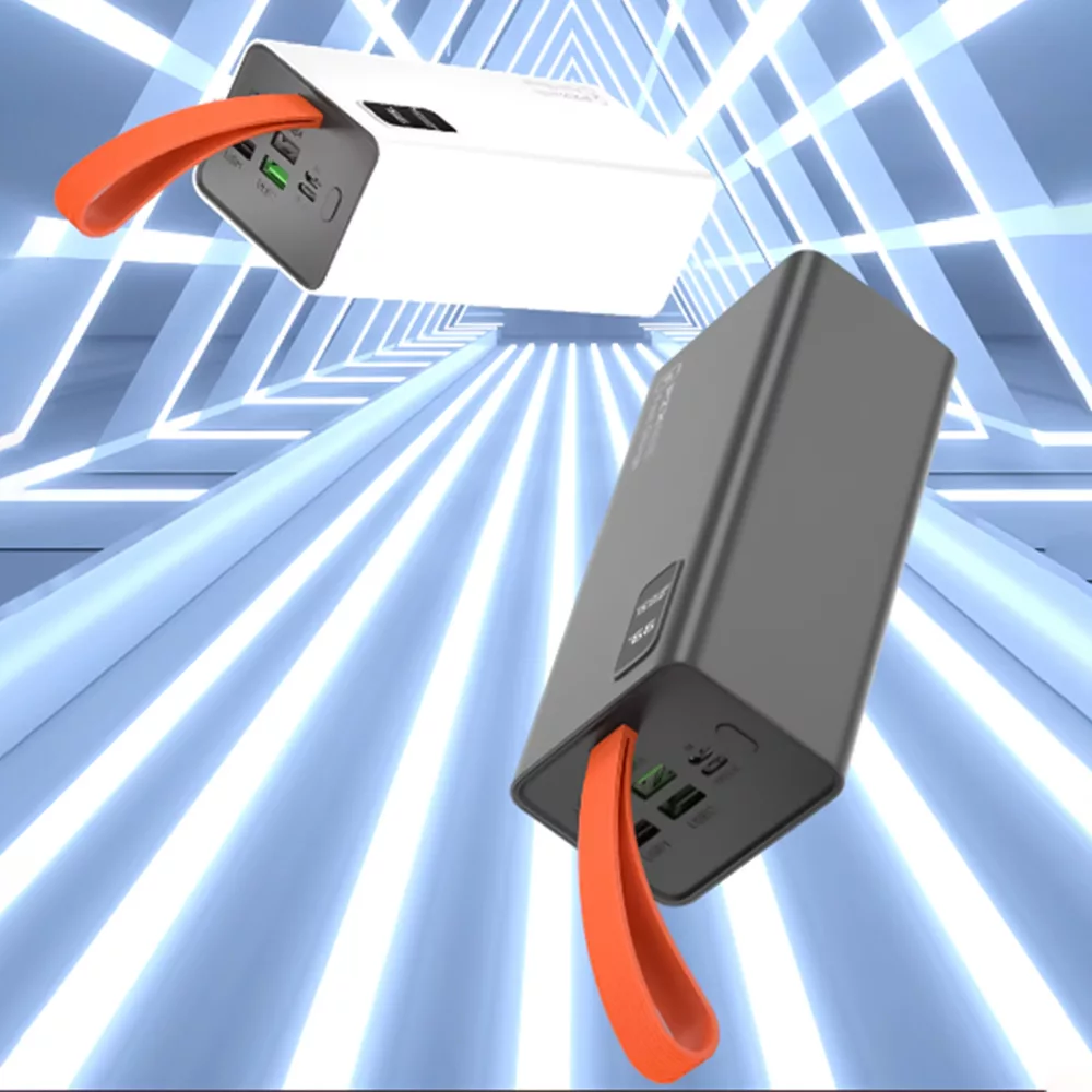 پاوربانک پی زد ایکس مدل V78 Fast Charge 22.5W ظرفیت 40000 میلی آمپر ساعت