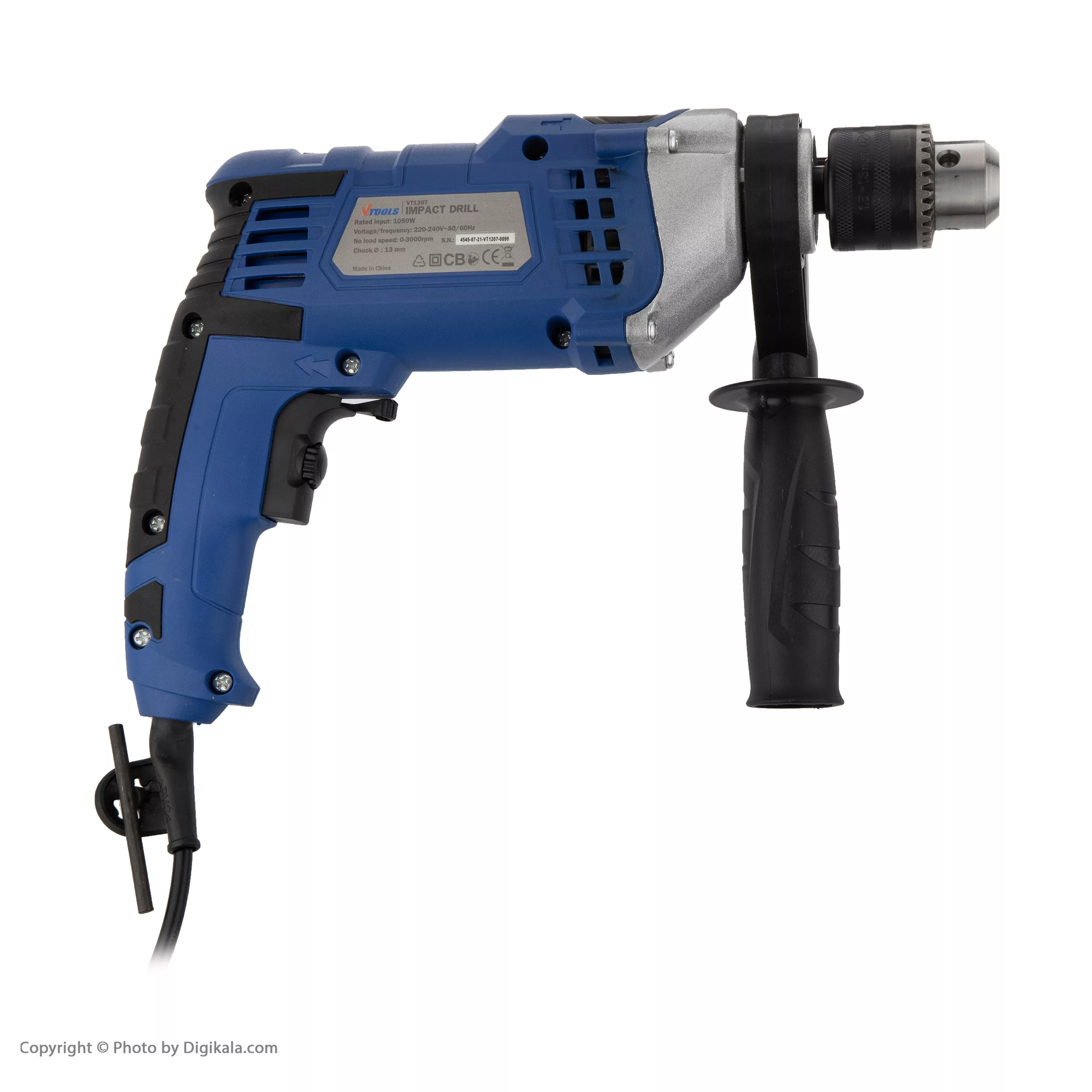 دریل چکشی وی تولز مدل vt1207