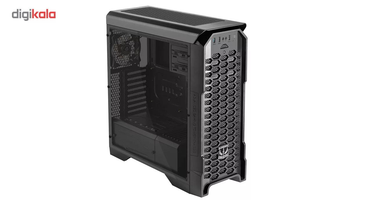 کیس کامپیوتر گیمینگ گرین مدل STRIKER