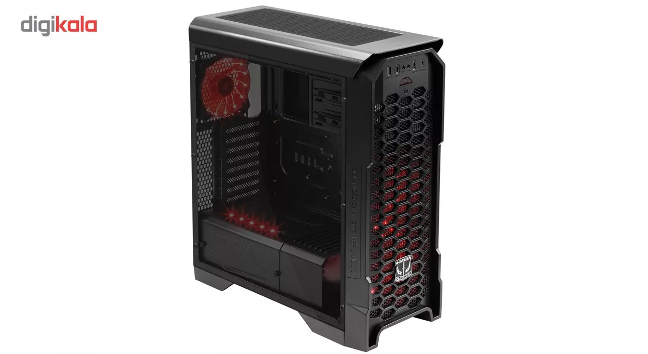 کیس کامپیوتر گیمینگ گرین مدل STRIKER