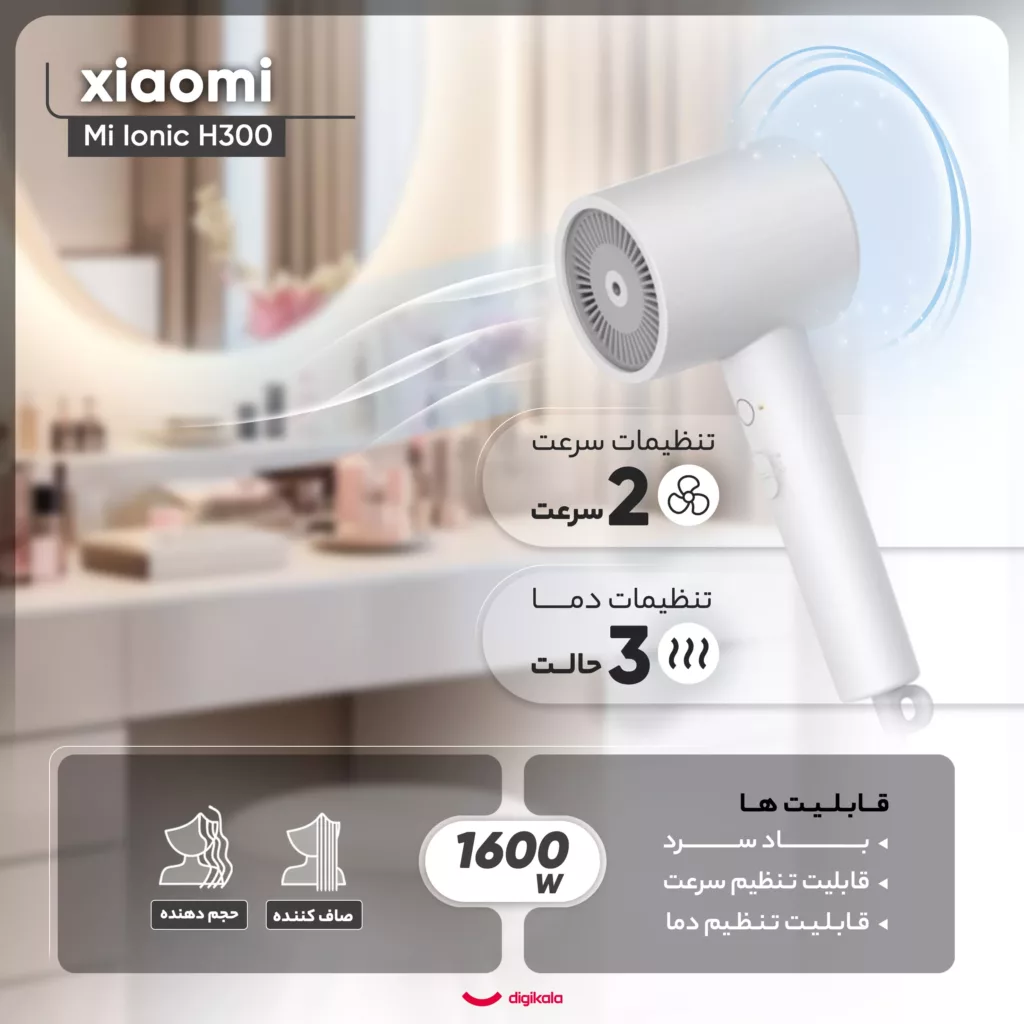 سشوار شیائومی مدل Mi Ionic H300