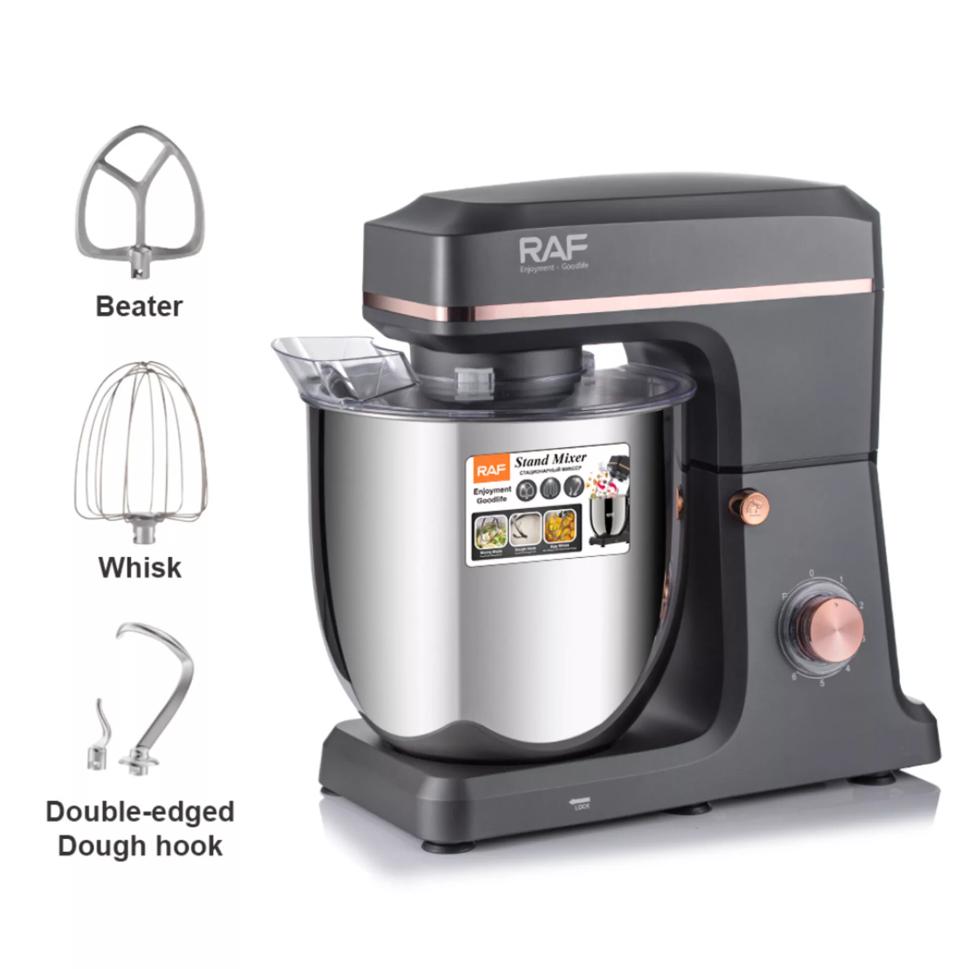 همزن کاسه‌دار 12 لیتری راف مدل R.6615