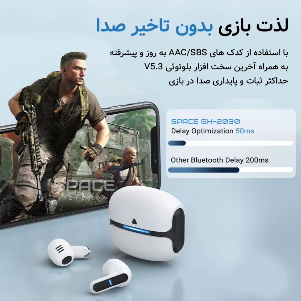 هندزفری بلوتوثی اسپیس مدل GH-2030