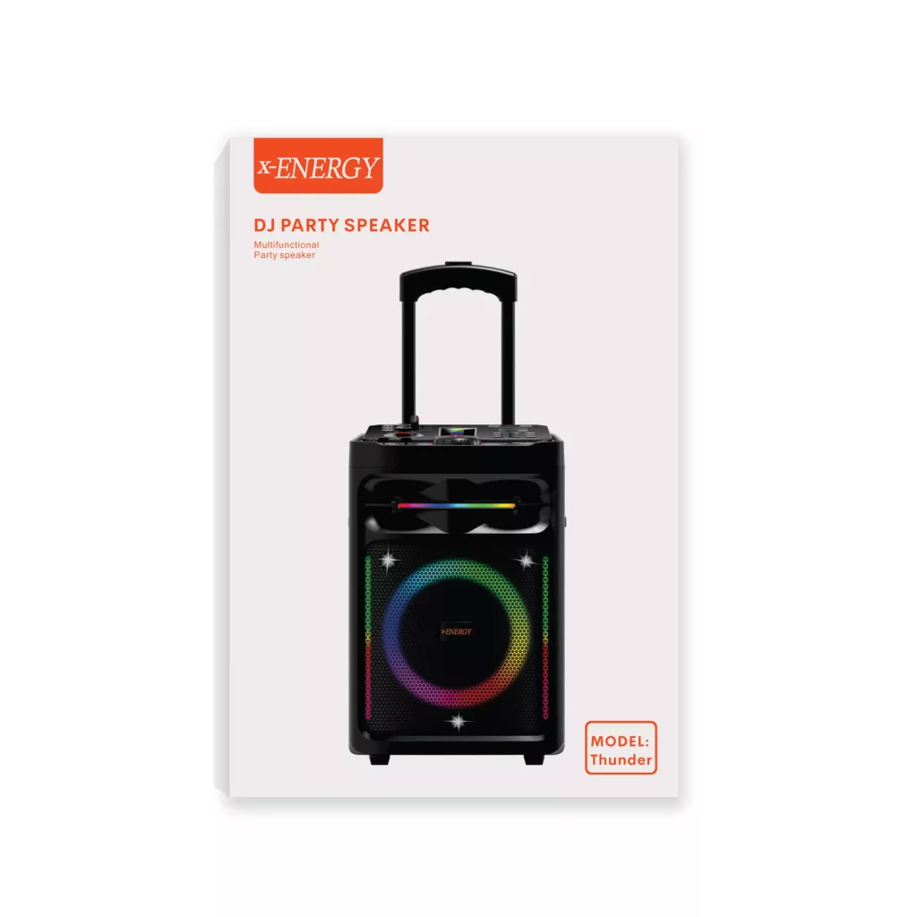 اسپیکر چمدانی پارتی باکس ایکس انرژی مدل THUNDER