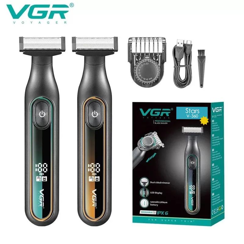 ماشین اصلاح موی سر و صورت شارژی وی جی ار مدل V-360(Stars)