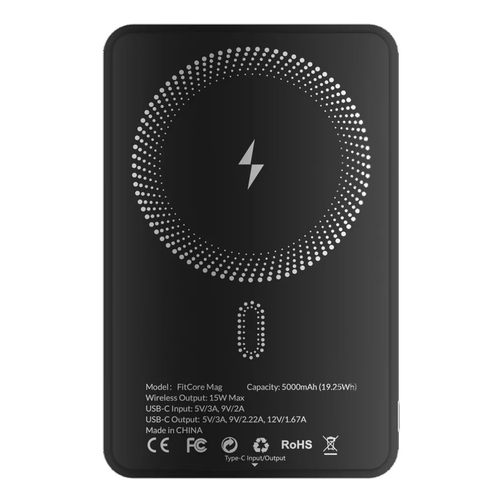 پاوربانک 20 وات گلوریمی مدل FitCore Mag ظرفیت 5000 میلی آمپر ساعت