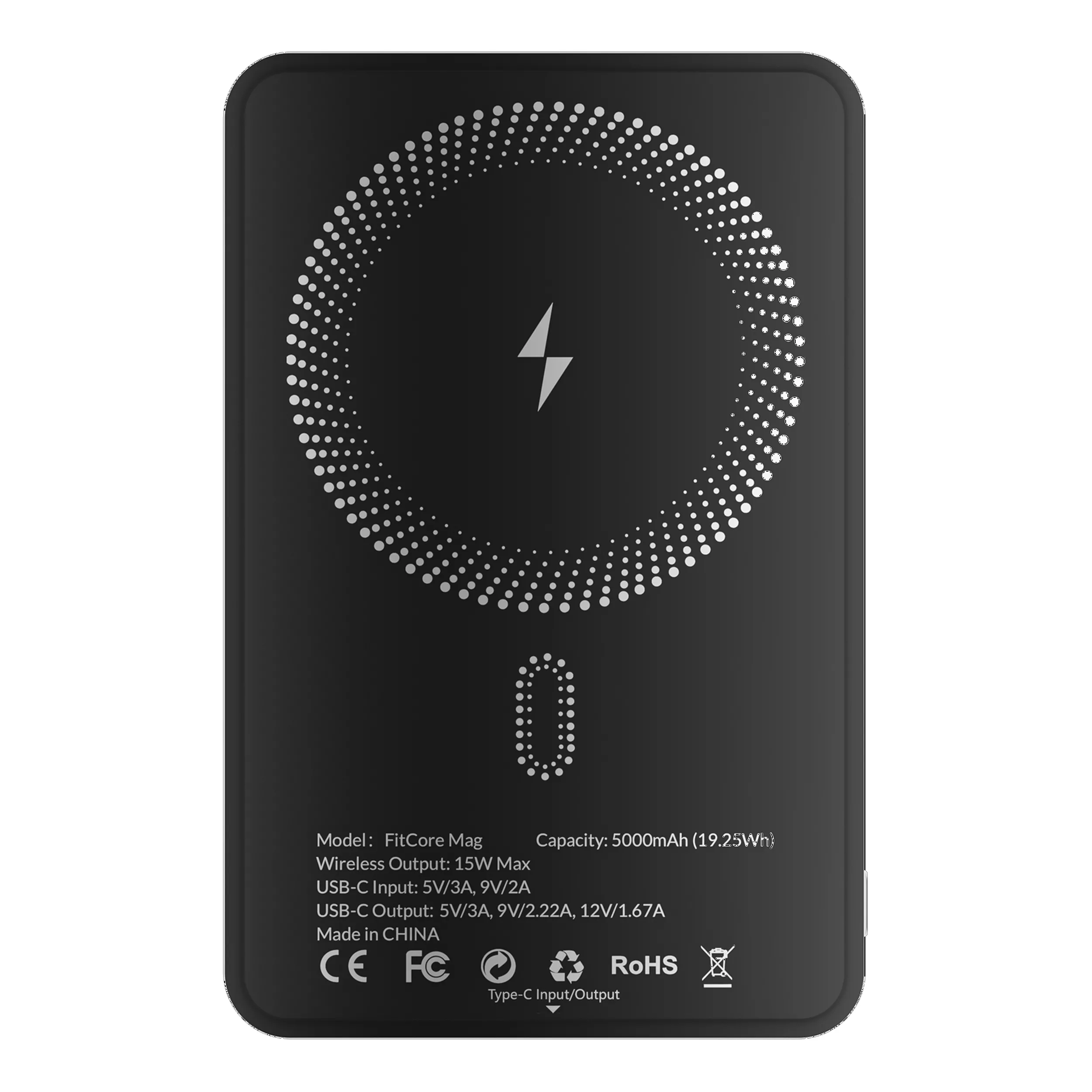 پاوربانک 20 وات گلوریمی مدل FitCore Mag ظرفیت 5000 میلی آمپر ساعت