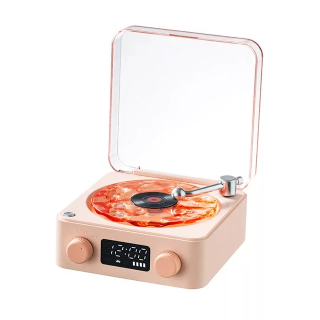 اسپیکر بلوتوثی قابل حمل طرح گرامافونی مدل waves