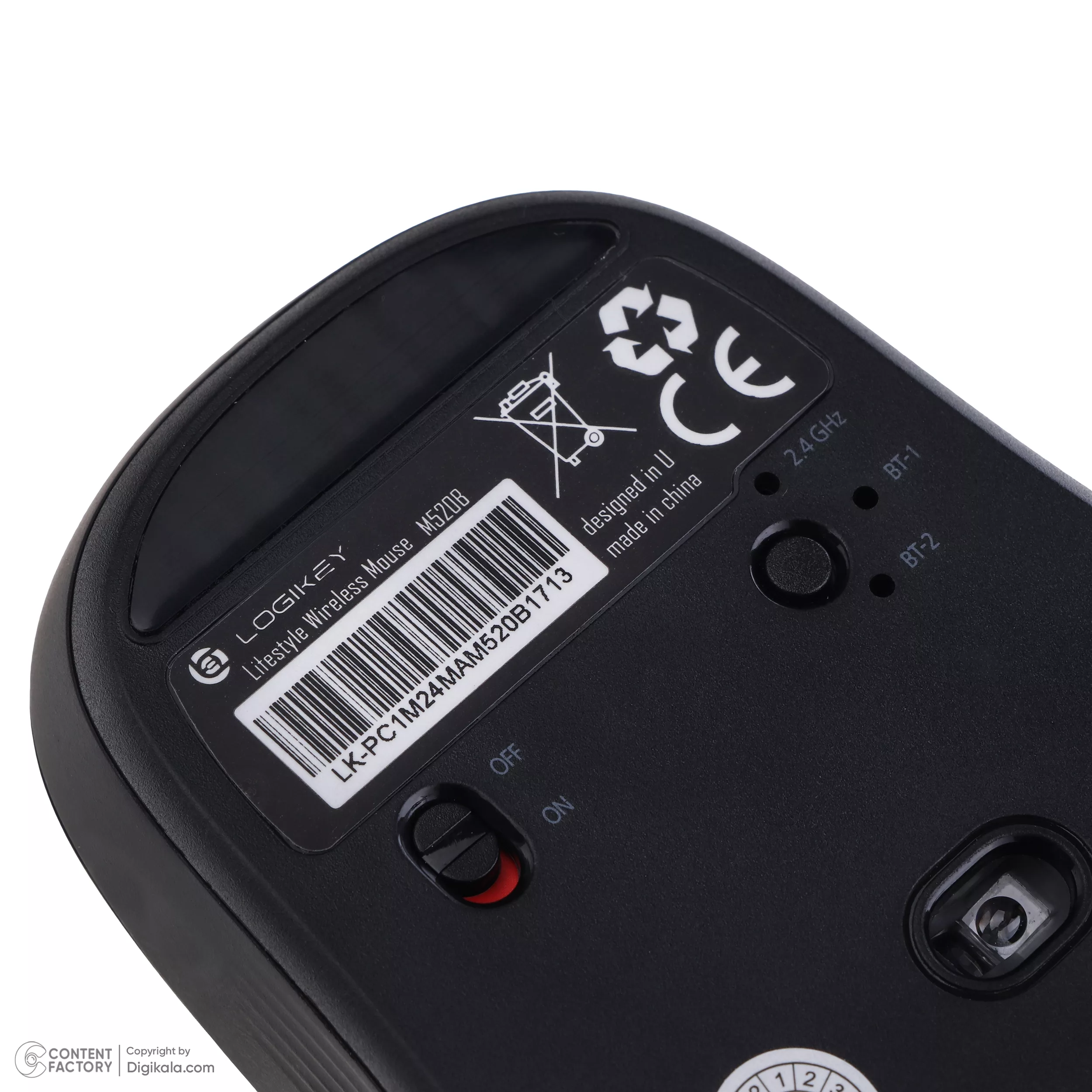 ماوس بی سیم لاجی کی مدل M520B