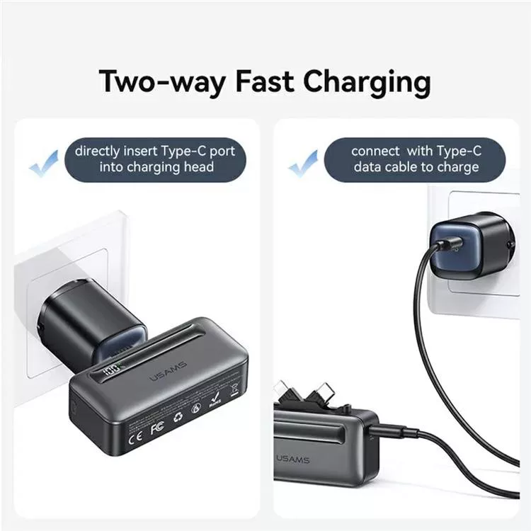 مینی پاوربانک یوسمز مدل CD233 ظرفیت 4500 میلی آمپر ساعت