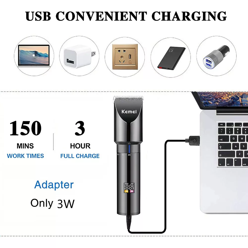 ماشین اصلاح موی سر و صورت کیمی مدل KM-3293