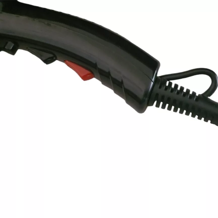 سشوار نیمه حرفه‌ای مدل super power paris، موتور AC، با توان مصرفی 9000 وات، دارای قابلیت صاف‌کننده، فناوری تولید یون، وزن 600 گرم