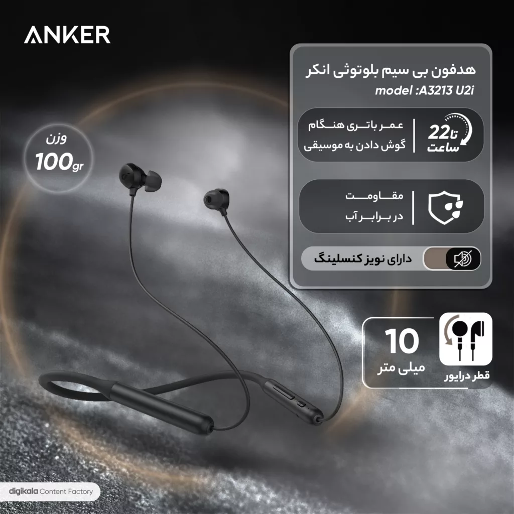 هدفون بی سیم بلوتوثی انکر مدل  A3213 U2i
