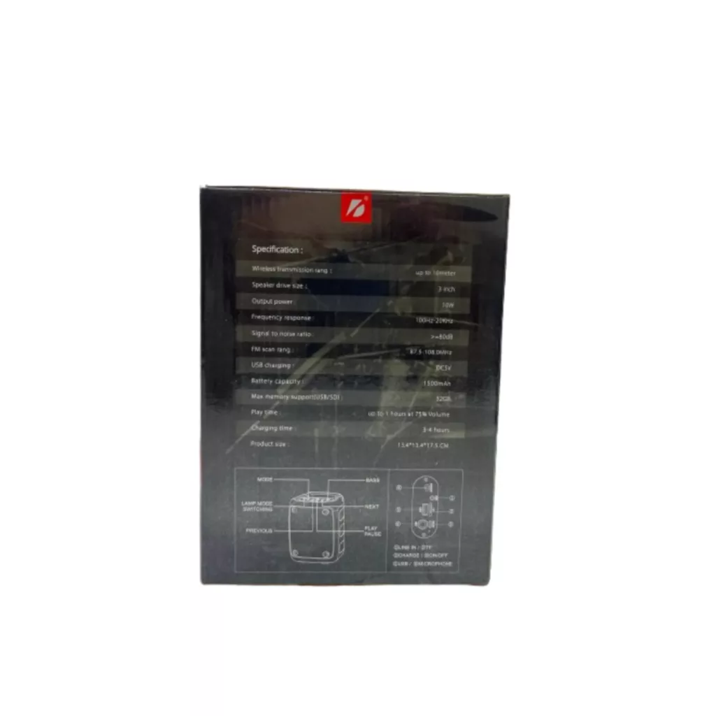 اسپیکر بلوتوثی قابل حمل مدل KTS1236