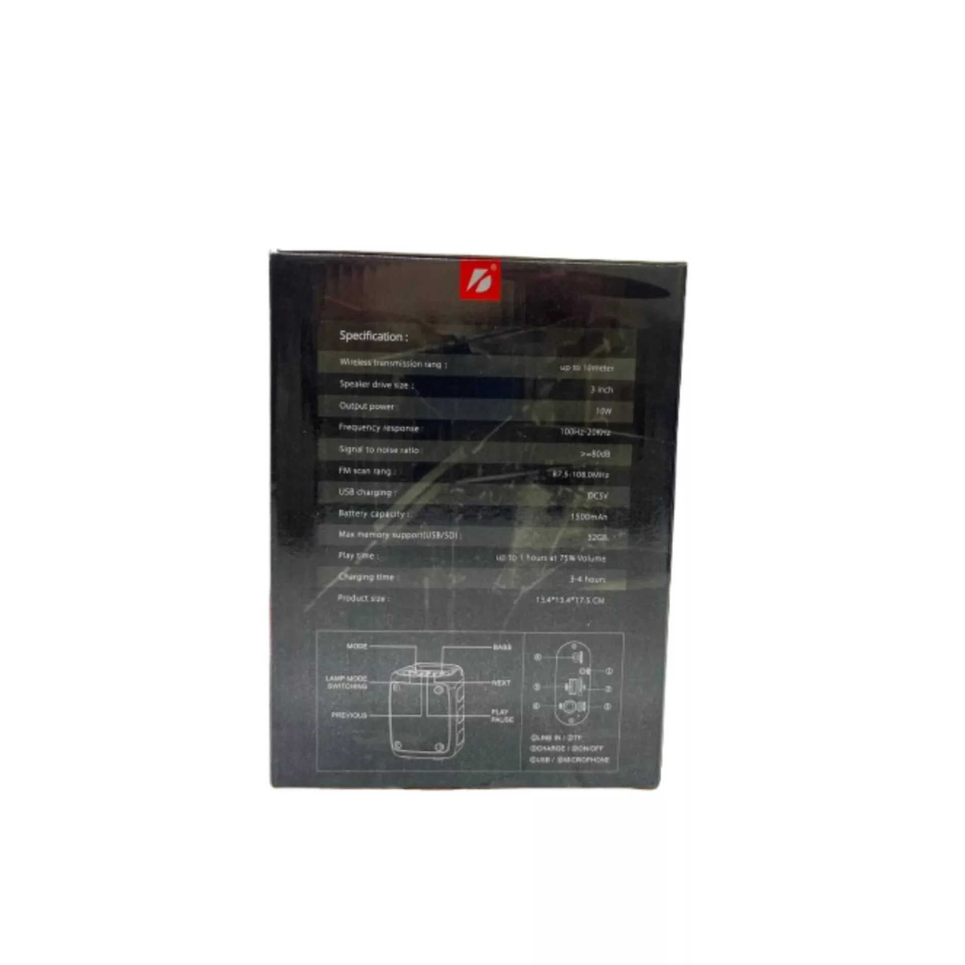 اسپیکر بلوتوثی قابل حمل مدل KTS1236