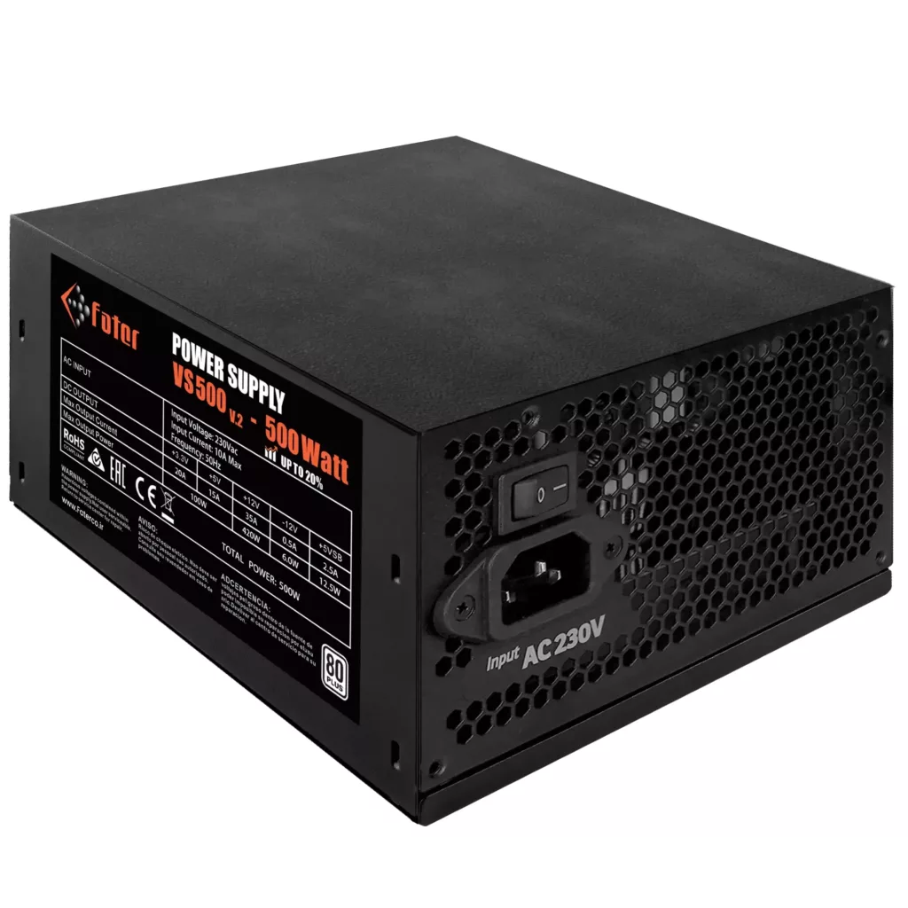 منبع تغذیه کامپیوتر فاطر مدل VS500.v2