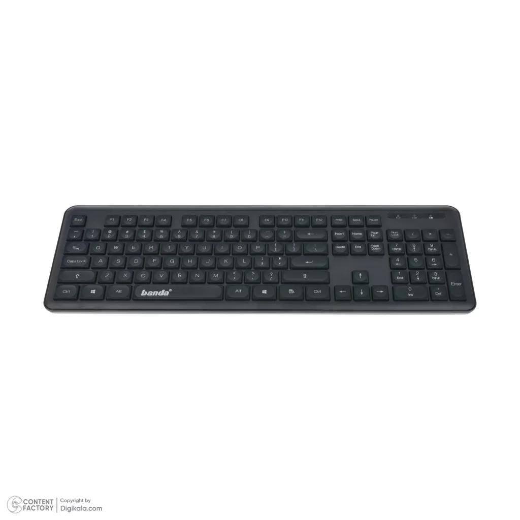 کیبورد و ماوس بی‌سیم باندا مدل C400