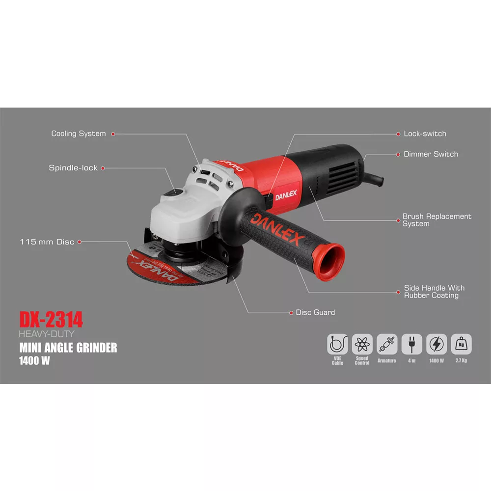 مینی فرز دیمردار دنلکس مدل DX 2314