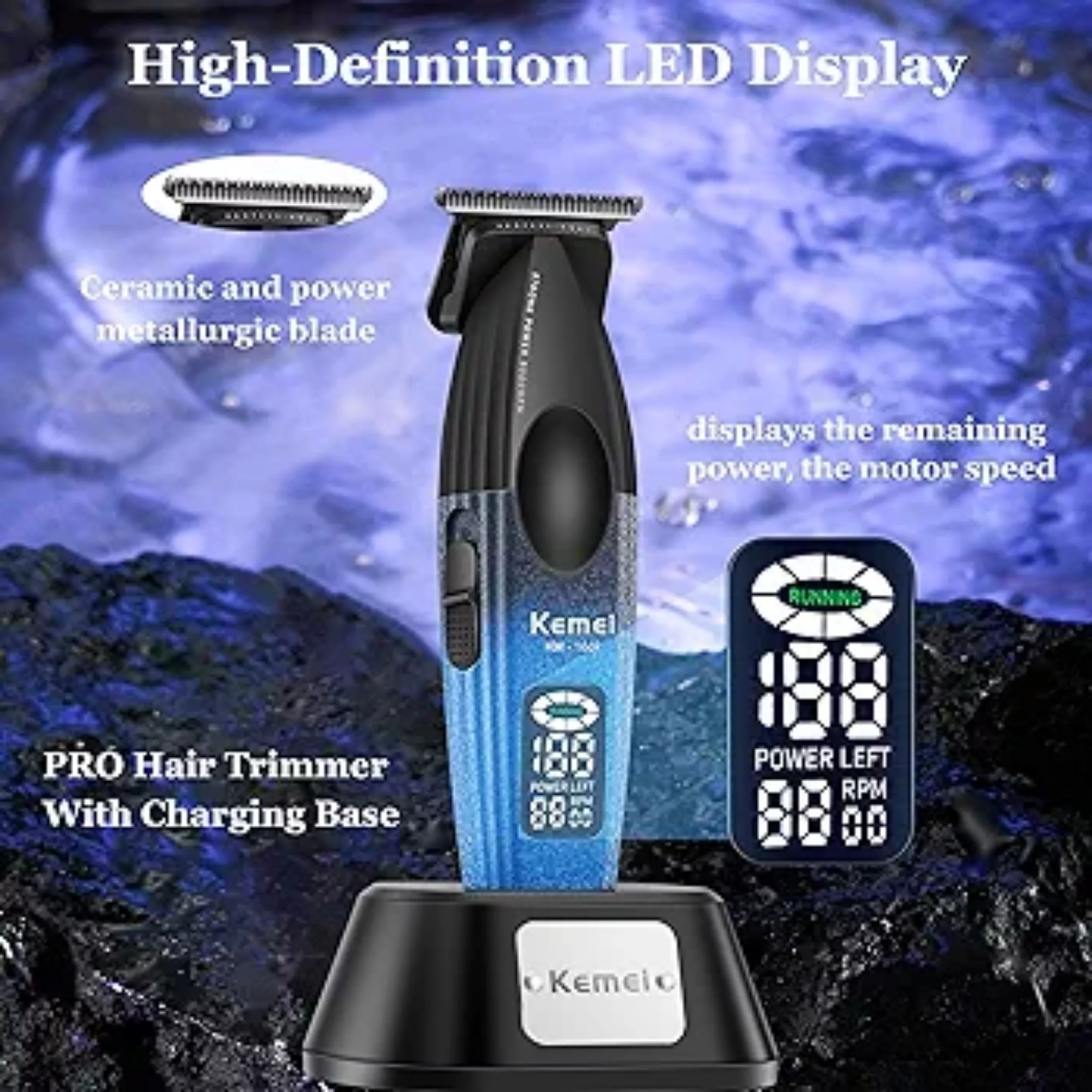 ماشین اصلاح موی سر و صورت شارژی کیمی مدل KM-1669