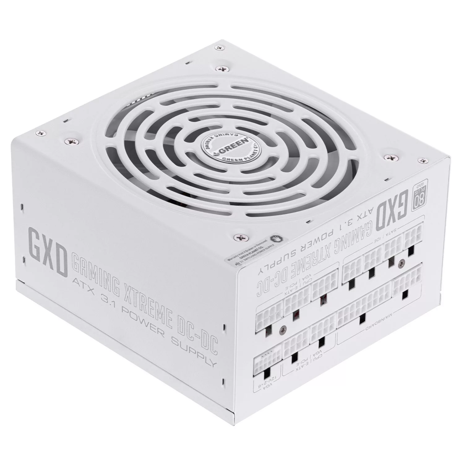منبع تغذیه کامپیوتر 850W وات گرین مدل GP850B-GXD White (ATX 3.1)