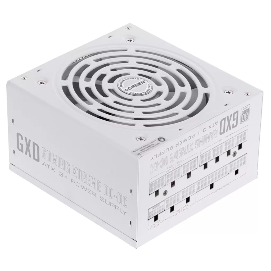 منبع تغذیه کامپیوتر 1200W وات گرین مدل GP1200B-GXD White (ATX 3.1)